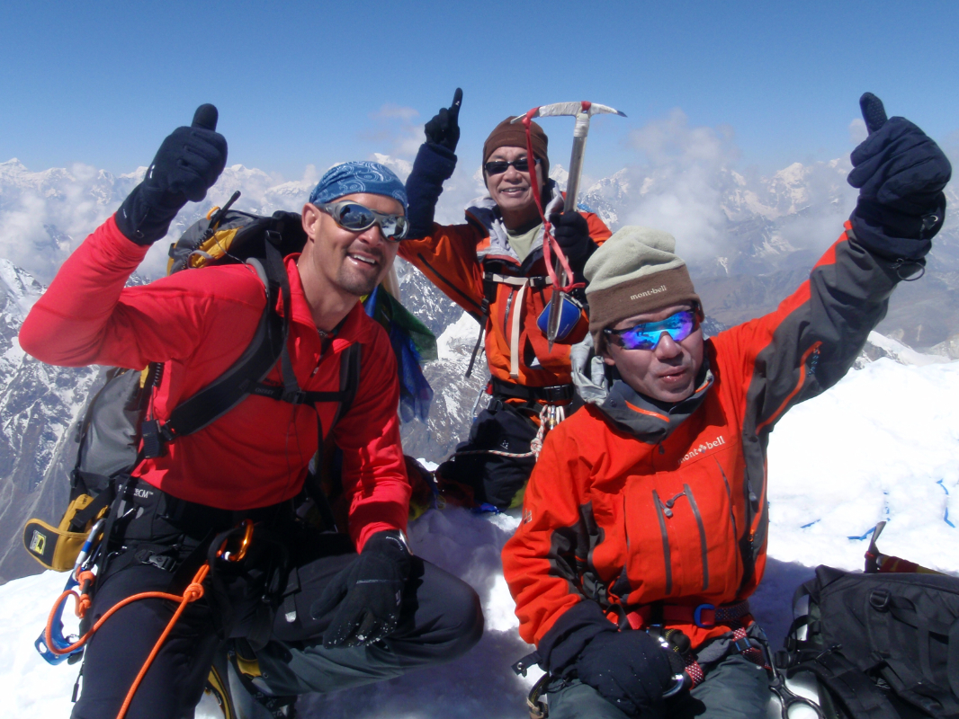 With the Japanese on Lobuche